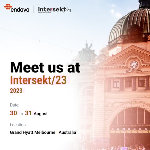 square banner - Endava x Intersekt 2023