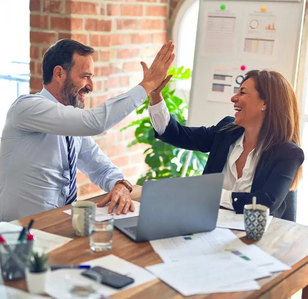 coworkers-high-five-text-blocks-Image