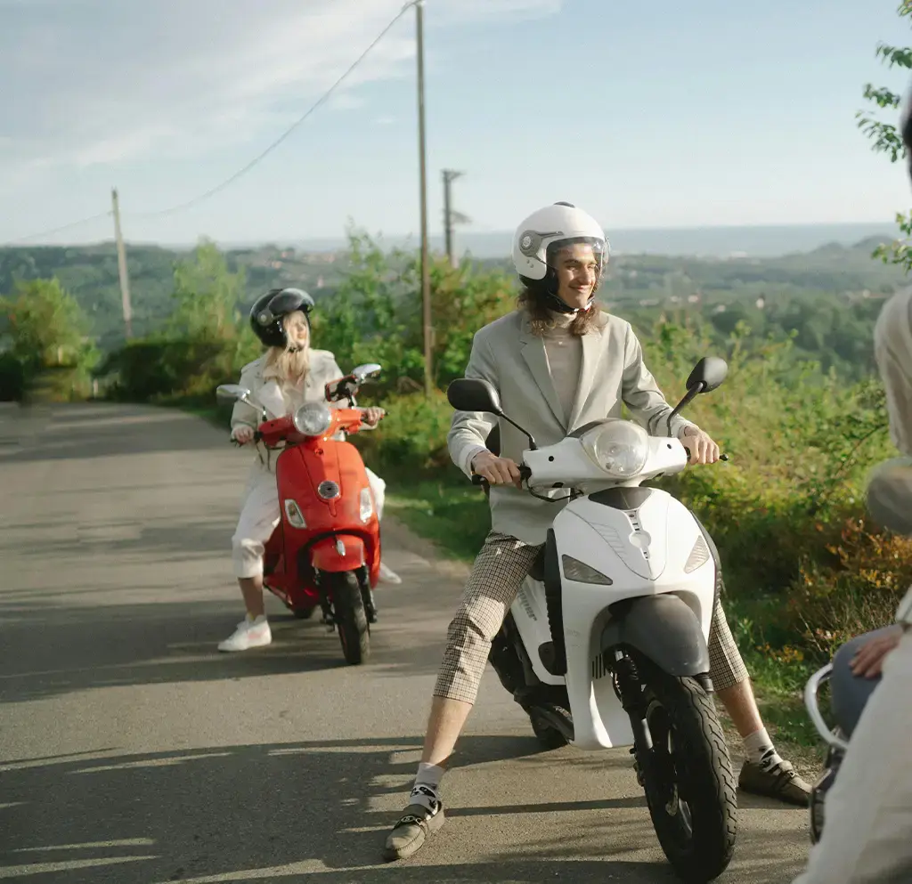 Hospitality motorbike adventure in the countryside