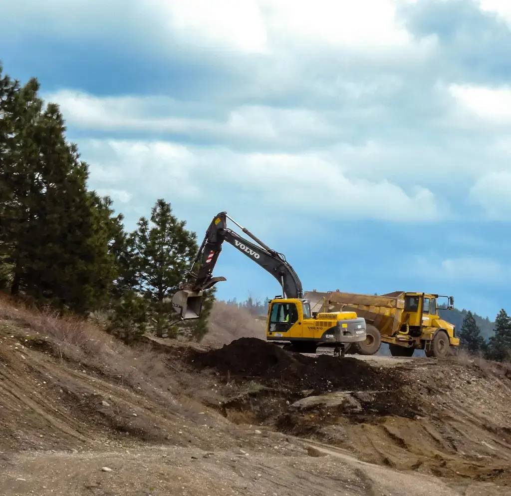 excavator-dump-truck-site-text-block-image