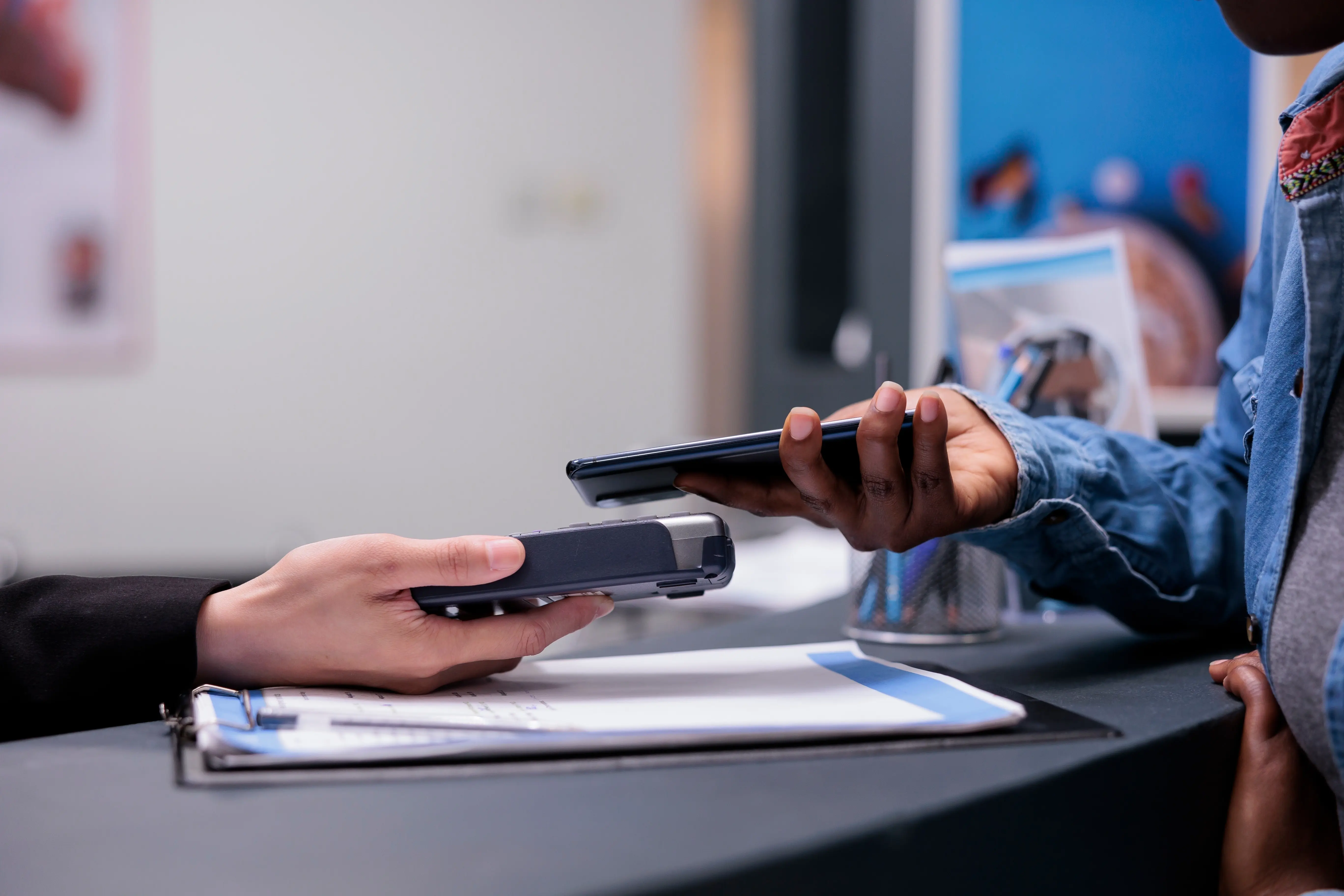 Someone making a simplified and secure payment processing system enabled by healthtech.