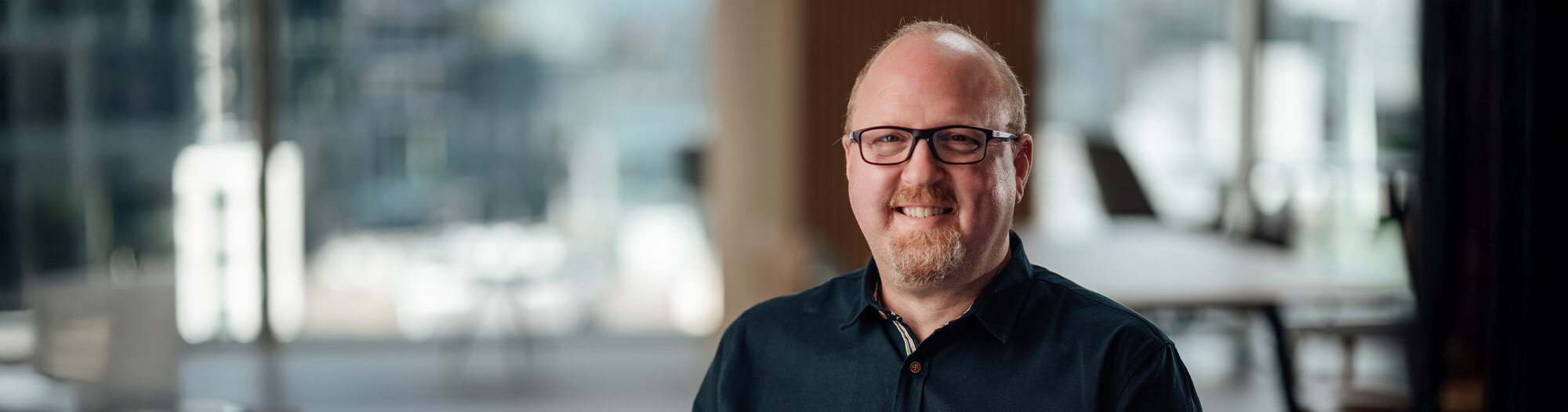 Matt Cloke in Endava office